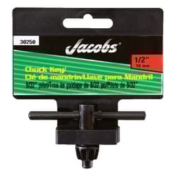 Jacobs 1/2 in. X 9/32 in. KK Chuck Key T-Handle Steel 1 pc