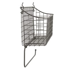 Spectrum 5.5 in. L X 15.25 in. W X 11.5 in. H Gray Wire Basket