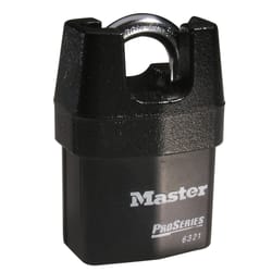 Master Lock ProSeries 4-3/10 in. H X 2-3/10 in. W Steel 5-Pin Cylinder Shrouded Padlock