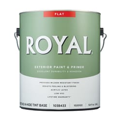 Royal Flat Tint Base Mid-Tone Base Paint Exterior 1 gal