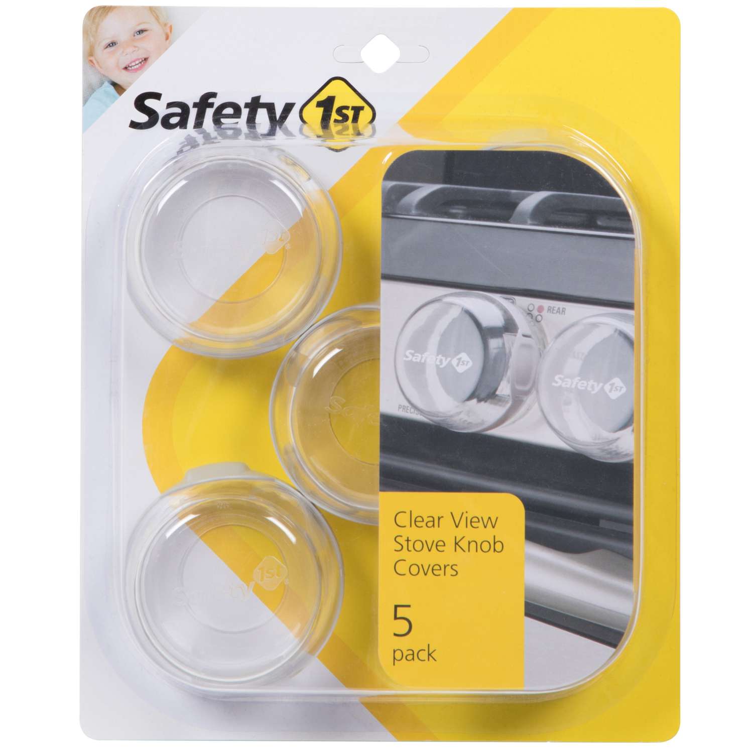 Safety 1st Clear Plastic Stove Knob Covers 5 pk Ace Hardware