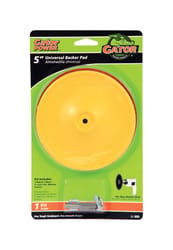 Gator 5 in. D Plastic Backing Pad 1/4 in. 3000 rpm 1 pc