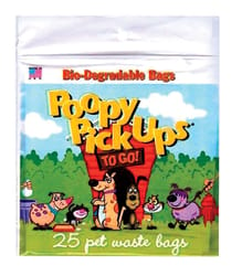 Poopy Pick Ups Plastic Biodegradable Waste Bags 25 pk