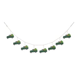 Glitzhome St. Patrick's Trucks Garland Metal 1 pc