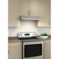 Broan-NuTone Sahale 30 in. W Silver Range Hood