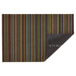 Chilewich 36 in. W X 60 in. L Multicolored Stripe PVC Vinyl Rug