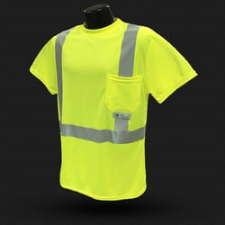 Radians Radwear Reflective Hi-Viz Safety Tee Shirt Fluorescent Green XXL