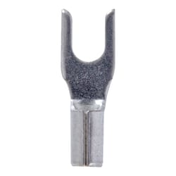 Jandorf 16-14 Ga. Uninsulated Wire Terminal Spade Silver 5 pk