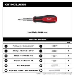 CRAFTSMAN Bin System 39-Compartment Plastic Small Parts Organizer &  High-carbon Steel Set Shank Screwdriver Bit Set Screwdriver