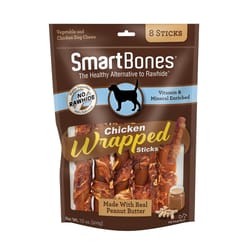 SmartBones Chicken & Peanut Butter Chews For Dog 7 oz 8 pk