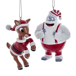 Kurt S. Adler Rudolph and Bumble Ornaments