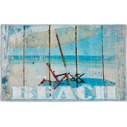 Olivia's Home 22 in. W X 32 in. L Multi-Color Beach Lounging Polyester Accent Rug