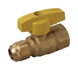 BrassCraft Magne Flo 5/8 in. Brass Threaded Gas Ball Valve