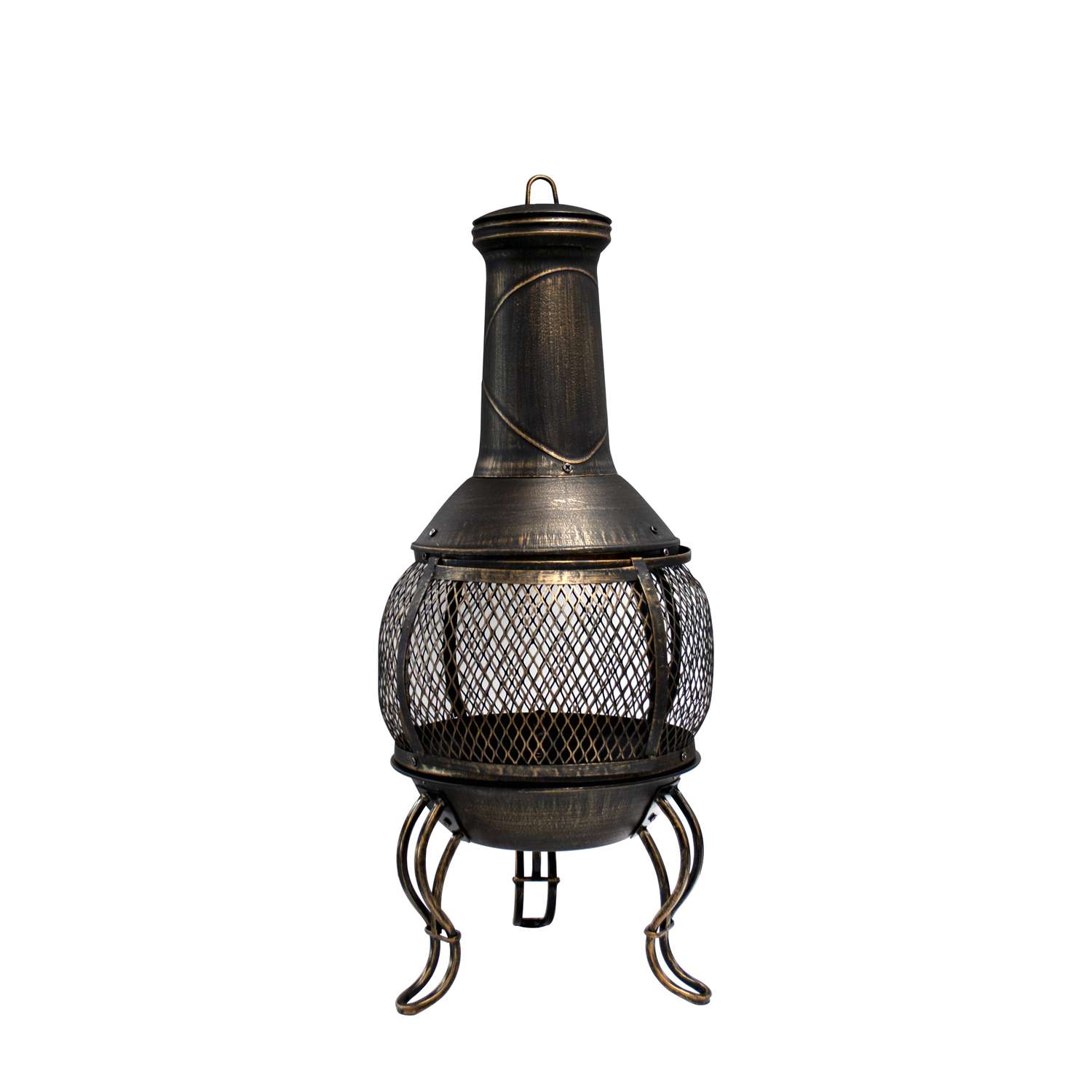 Deckmate Corona 16 in. W Steel Chimenea Wood Fire Pit Ace Hardware