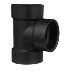 Charlotte Pipe 1-1/2 in. Hub X 1-1/2 in. D Hub ABS Vent Tee