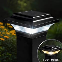 Classy Caps Solar Powered 0.28 W LED Post Cap Light 1 pk