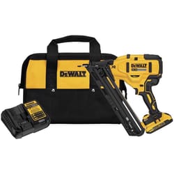 DeWalt 20V MAX XR 15 Ga. Cordless 34 deg Nailer 20 V