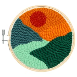 Kikkerland Landscape Punch Needle Kit Cotton/Plastic 1 pk