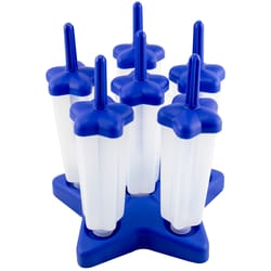 Tovolo Elements Star Blue/White Plastic Pop Mold 3 oz