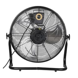 BLACK+DECKER 7-in 3-Speed Indoor Black Desk Fan in the Portable