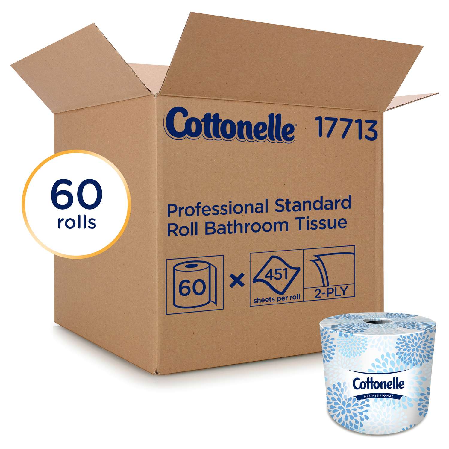 Cottonelle Professional Standard Toilet Paper 60 Rolls 451 sheet Ace