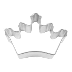 R&M International Corp 3.5 in. L Crown Coronation Cookie Cutter Silver 1 pc