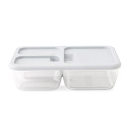 RigwaLife 26 oz Clear Food Storage Container Set 2 pk