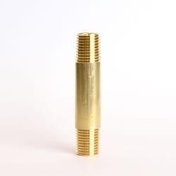 ATC 1/4 in. MPT X 1/4 in. D MPT Yellow Brass Nipple 2-1/2 in. L