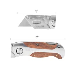 Sheffield 6 in. Utility Knife Brown/Silver 1 pc