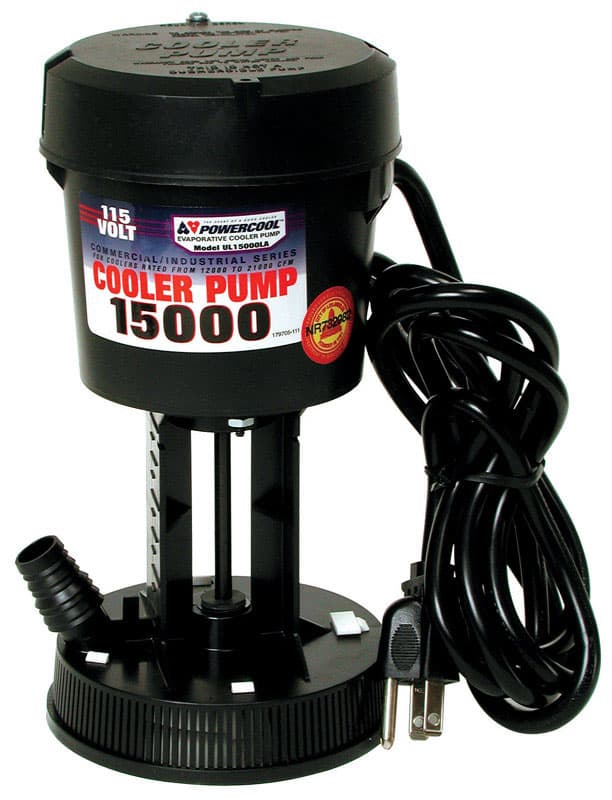 Dial Powercool 8-1/2 in. H X 4-1/2 in. W Black Plastic Evaporative Cooler Pump Sansujyuku sansujyuku.com