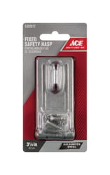 Ace Galvanized Steel 3-1/4 in. L Fixed Staple Safety Hasp