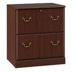 Bush Furniture Saratoga 30.47 in. H X 26.85 in. W X 19.41 in. D Harvest Cherry Particle Board 2-Door