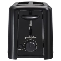 Hamilton Beach Proctor Silex Plastic Black 2 slot Toaster 6.2 in. H X 5.3 in. W X 10.3 in. D