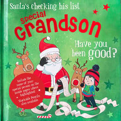 Christmas Special Grandson Storybook