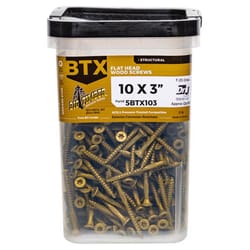 Big Timber No. 10 X 3 in. L Star Bronze Deep Wood Screws 320 pk