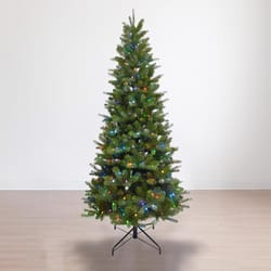 Holiday Bright Lights 1-2 Tree 7-1/2 ft. Full LED 500 ct Douglas Fir Color Changing Christmas Tree