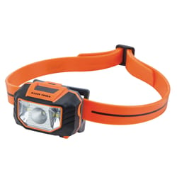 Klein Tools 150 lm Orange LED Head Lamp AAA Battery