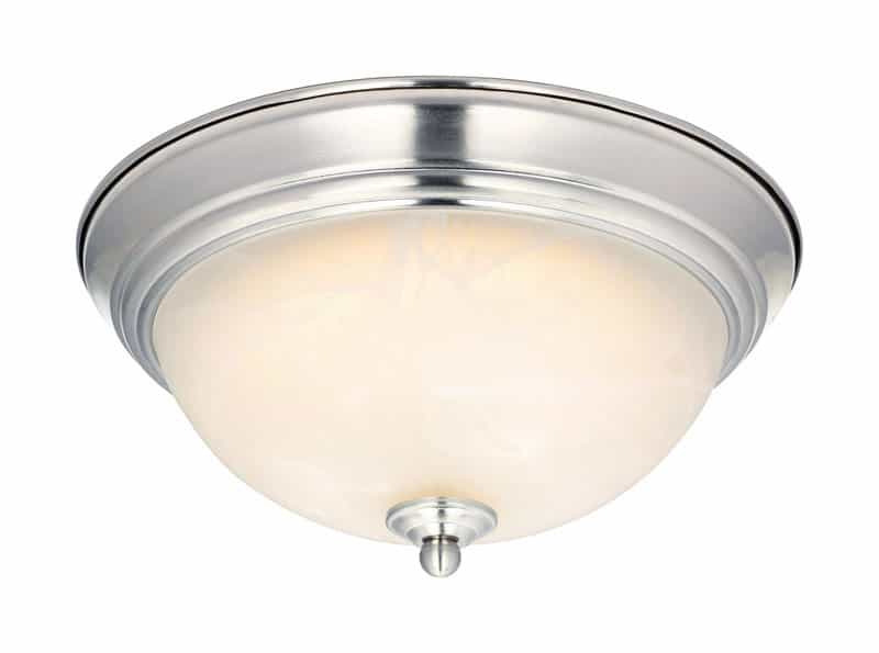 Westinghouse LED 5.5 in. H x 11 in. W x 11 in. L Brushed Nickel Ceiling