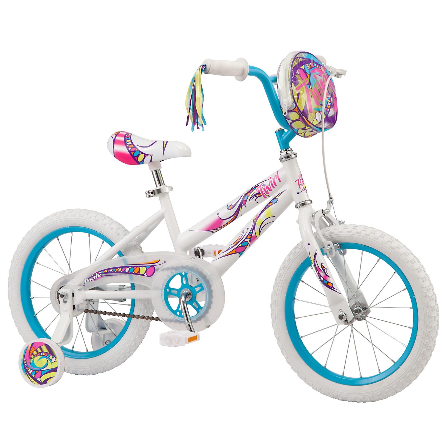 Pacific Cycle Girls 16 in. D Bicycle White Sansujyuku sansujyuku.com