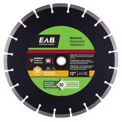 Exchange-A-Blade 12 in. D X 1 in. Diamond Segmented Rim Diamond Saw Blade 1 pc