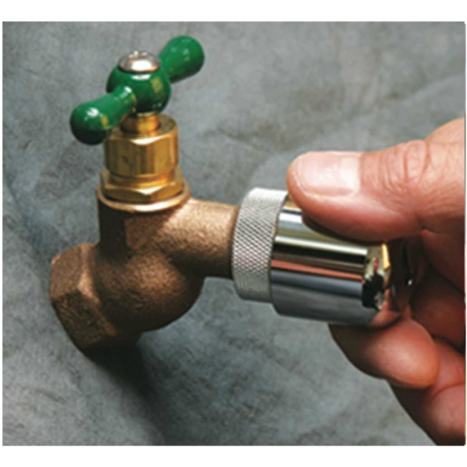 Conservco Brass Hose Bibb Lock with Padlock Ace Hardware