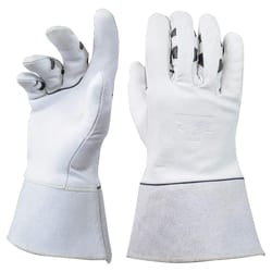 Bear Knuckles 12 in. Goatskin TIG Welding Gloves White S 1 pk