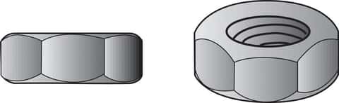 Hillman 1/2 Zinc-Plated Steel USS Hex Nut 667 pk