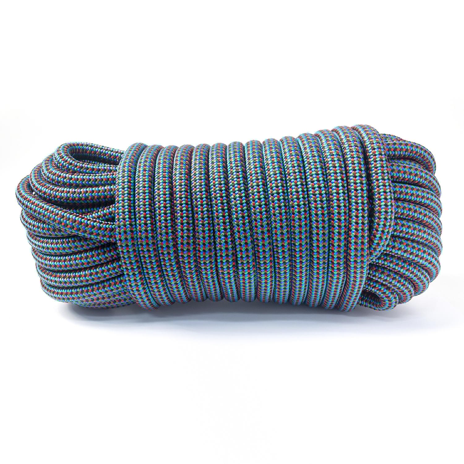 Ace 5/8 in. D X 100 in. L Blue/Green Diamond Braided Poly Rope Ace 5/8 in. D X 100 in. L Blue/Green Diamond Braided Poly Rope