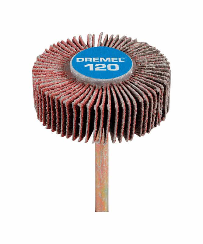 Dremel 3/8 in. Dia. x 1/8 in. in. Aluminum Oxide Flap Wheel Sander 120