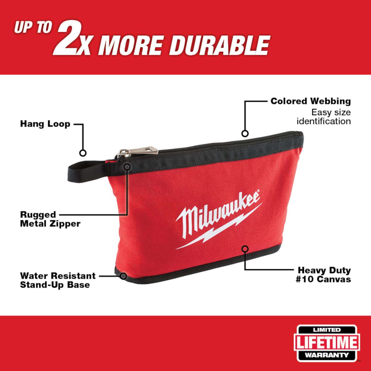 Milwaukee 48-22-8180 Zipper Pouch