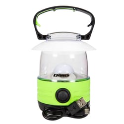 Dorcy 130 lm Black/Green LED USB Rechargeable Lantern