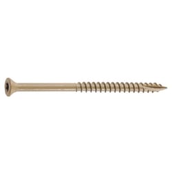 FastenMaster GuardDog No. 10 X 3 in. L Gold Phillips/Square Bugle Head Deck Screws 350 pk