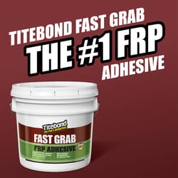 Titebond GREENchoice Fast Grab FRP High Strength Emulsion Polymer Light Beige Adhesive 4 gal