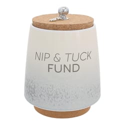 Pavilion Nip and Tuck Fund Savings Bank Ceramic 1 pk